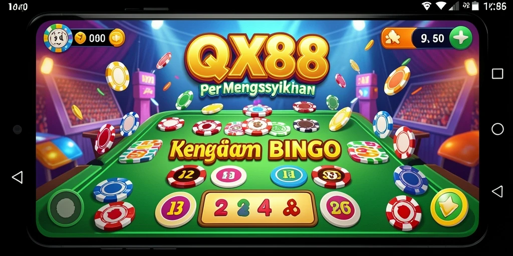 Visual gameplay Bingo seru di GX88 dengan banyak pemain.
