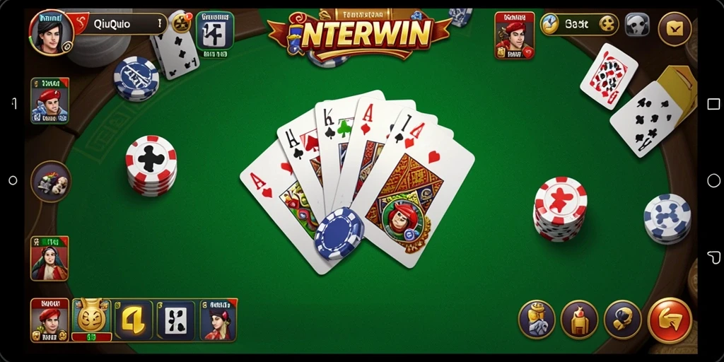 Tampilan gameplay menarik dari INTERWIN QiuQiu.