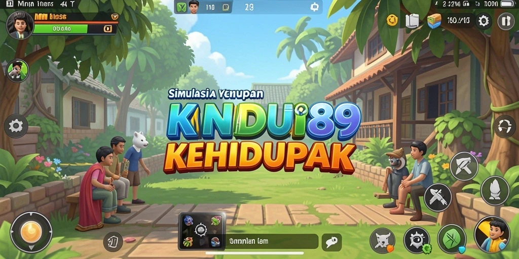 Gameplay KNO89 yang menonjolkan simulasi kehidupan nyata.