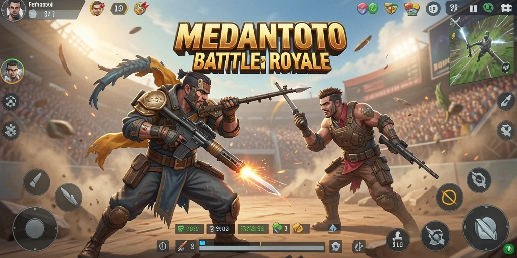 Tangkapan layar gameplay seru dari MEDANTOTO di medan pertempuran.