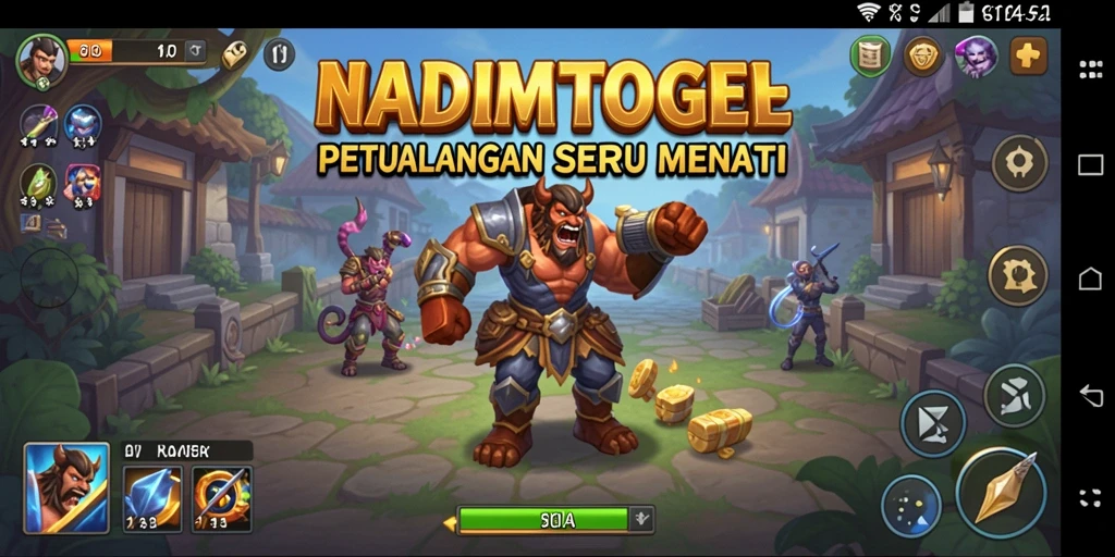 Tampilan gameplay NADIMTOGEL yang menakjubkan dan penuh petualangan.