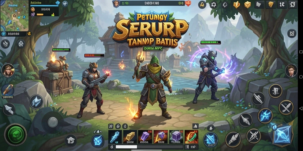 Tampilan gameplay SERURP yang menakjubkan dan menantang.